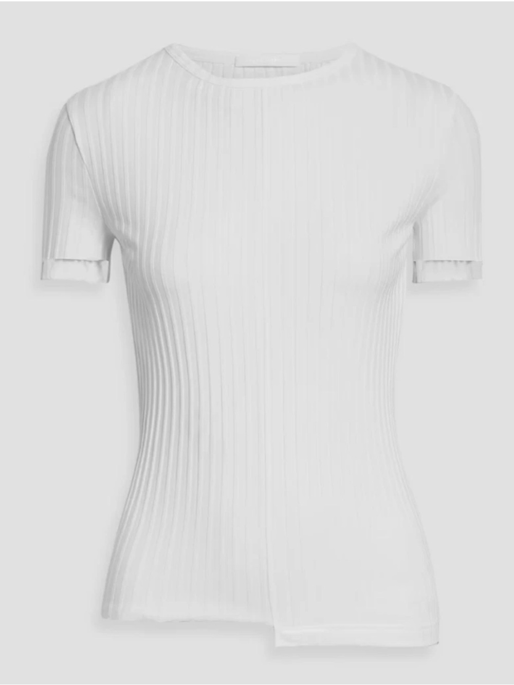 Helmut Lang Luxe Pima Ribbed Top - Picture 3 of 13